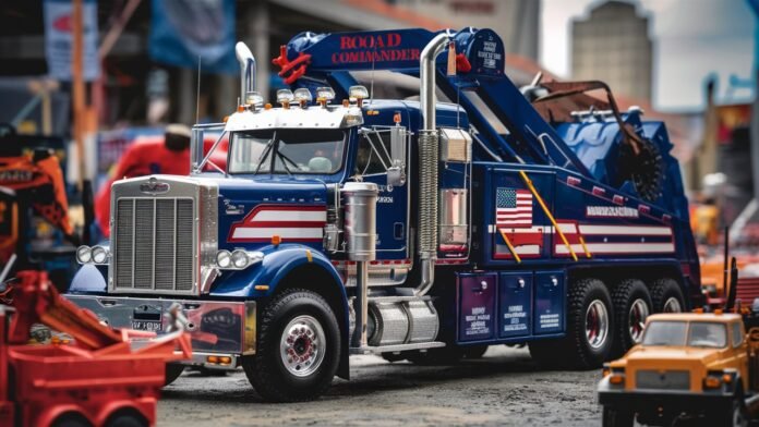 Road Commander US Wrecking Truck Model Kit