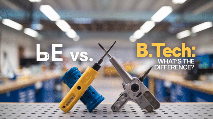 Difference Between B E and B Tech: Easy Guide for Students