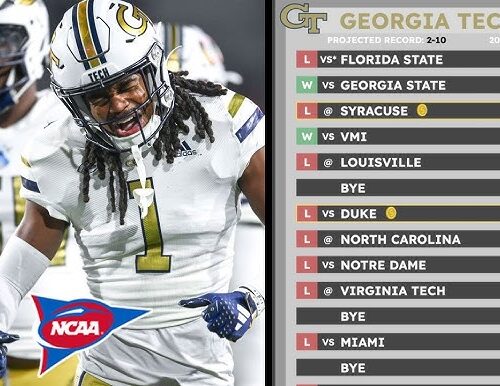 georgia tech football schedule