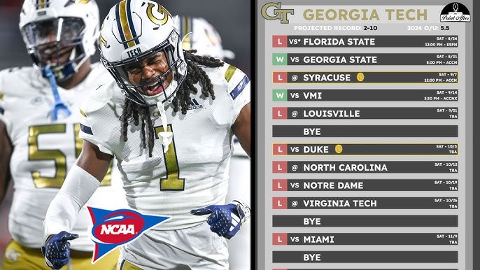 georgia tech football schedule