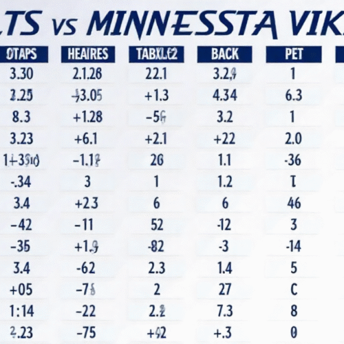 colts vs minnesota vikings match player stats