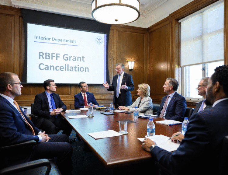 interior department rbff grant cancellation